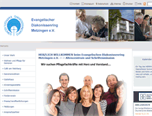 Tablet Screenshot of diakonissenring.de